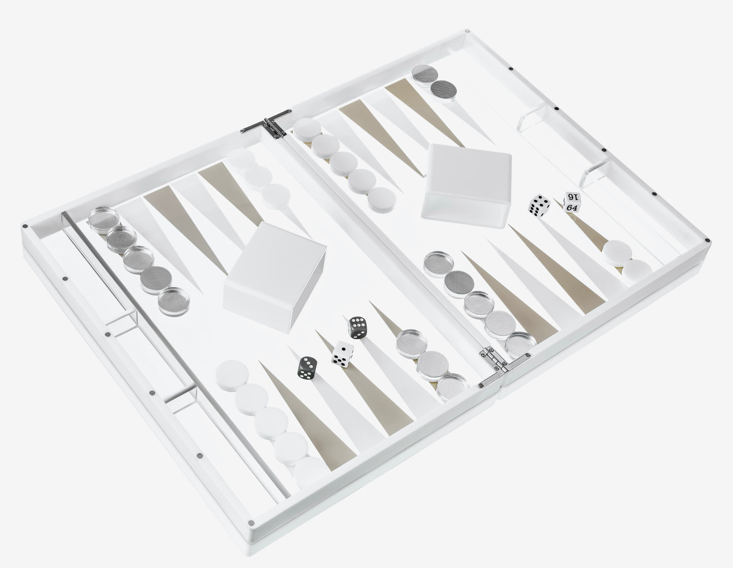 Lucite Backgammon Game Set
