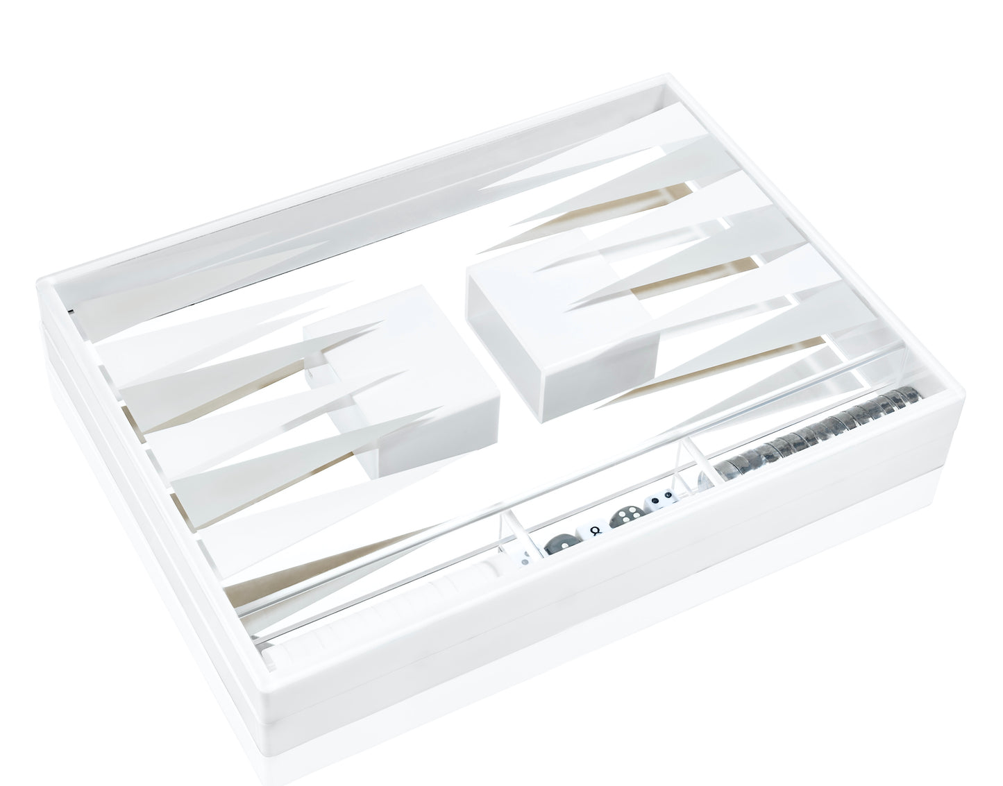 Lucite Backgammon Game Set