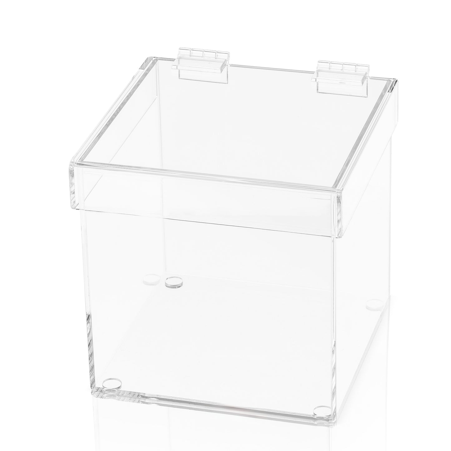 Lucite By Design Acrylic Kippah Box With Hinged Lid, Limited Time Deal