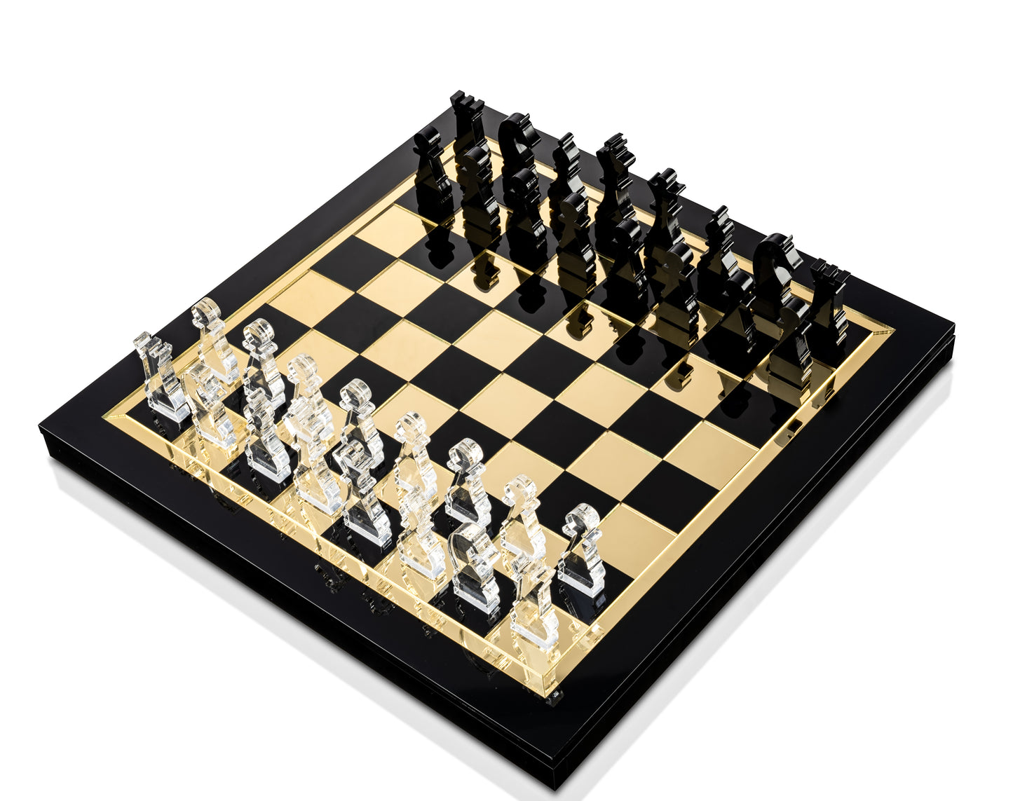 LUXE Chess/Checkers Game Set Limited Time Deal