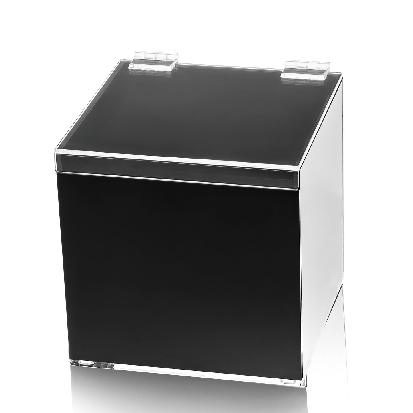 Lucite By Design Acrylic Kippah Box With Hinged Lid, Limited Time Deal