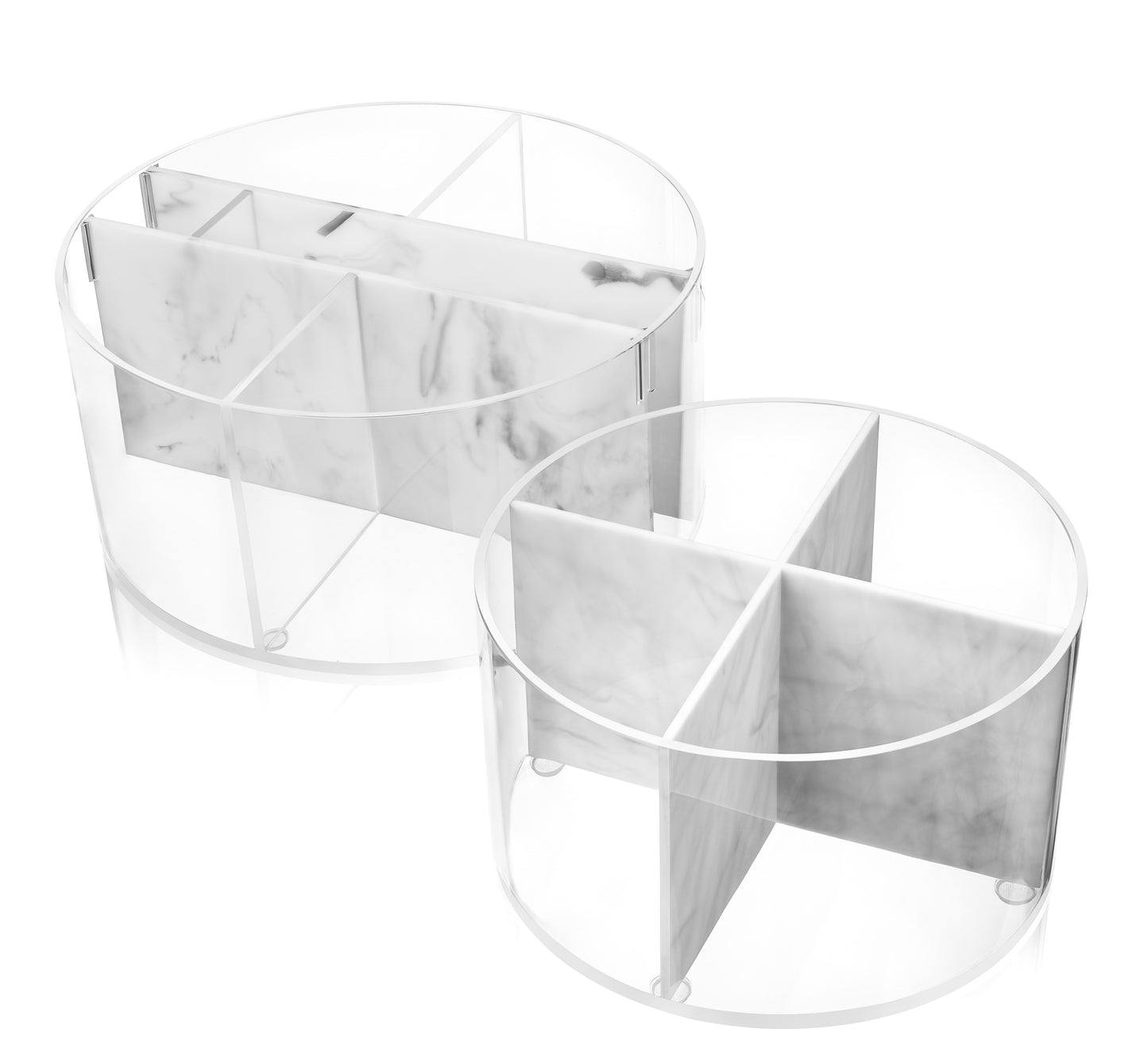 Lucite By Design Marble Cutlery Holders Limited Time Deal