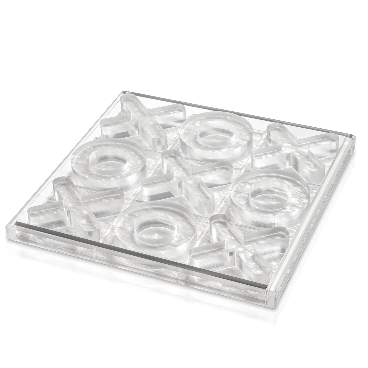 Lucite By Design Tic Tac Toe Game Set Limited Time Deal