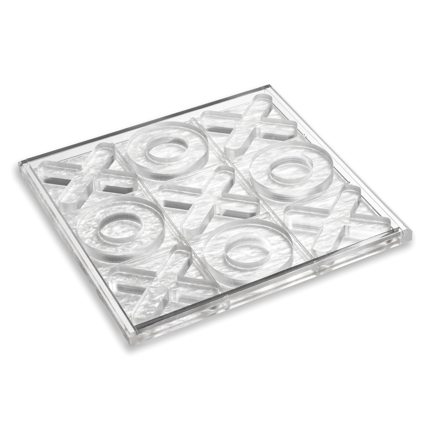 Lucite By Design Tic Tac Toe Game Set Limited Time Deal