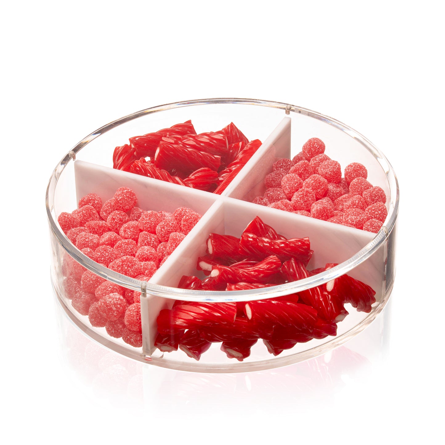 lucite with candy