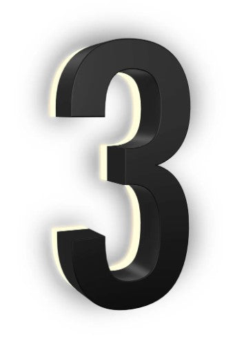 Modern Lit up Address numbers