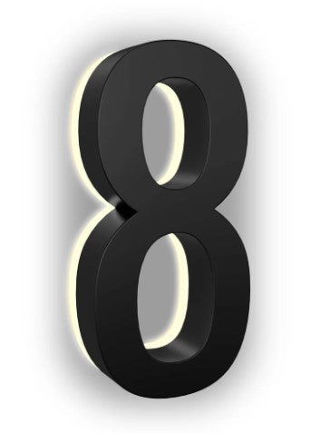 Modern Lit up Address numbers